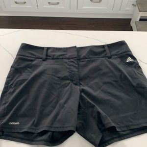 Adidas Adizero golf shorts black size 10